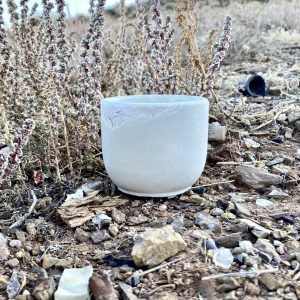 Silver Concrete Candles