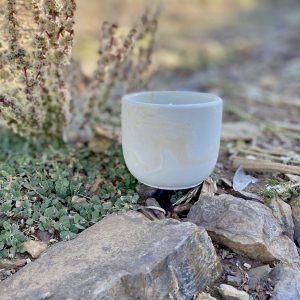 Gold Concrete Candles